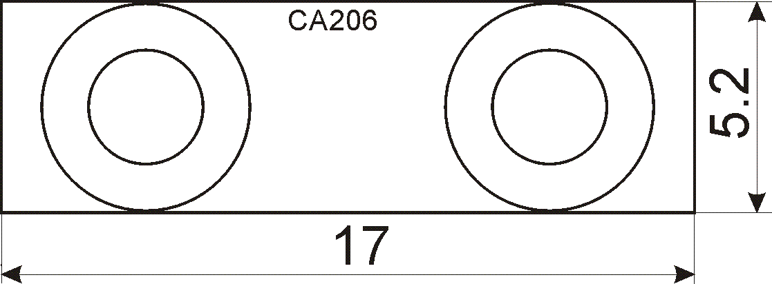 DESK-GmbH-CA206-Cassettenverbinder-NIM-CAMAC